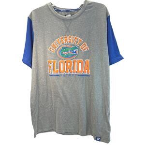 Fanatics Mens University of Florida Gators T-Shirt Gray Blue Large NWT